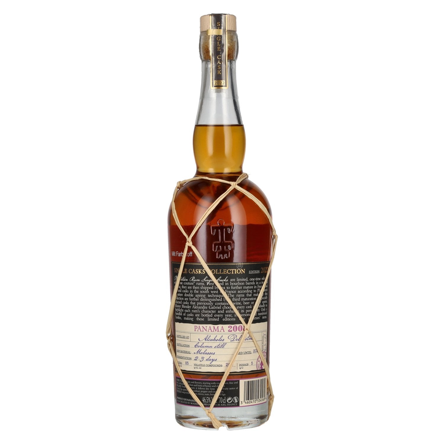 Plantation Rum PANAMA Single Cask White Pineau des Charentes Finish 46,5% Vol. 0,7l