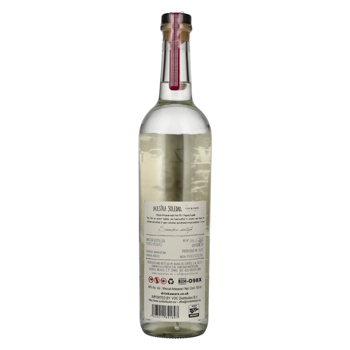 Nuestra Soledad Mezcal Joven LACHIGUÍ MIAHUATLÁN 48% vol. 0.7 l