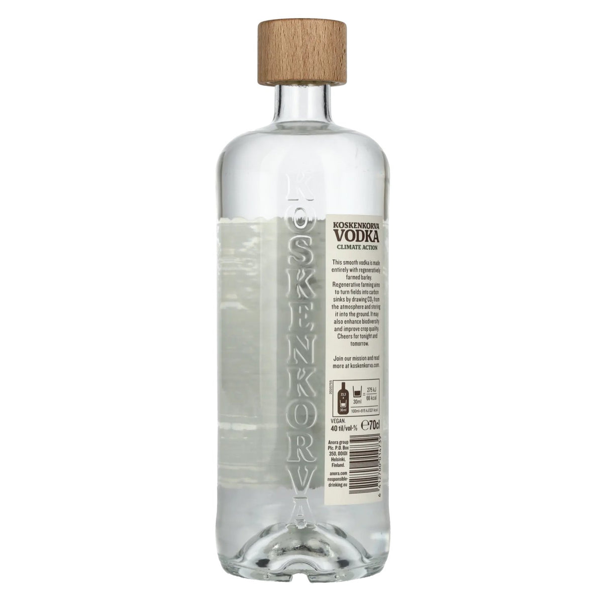 Koskenkorva Vodka Climate Action 40% vol. 0,7 l
