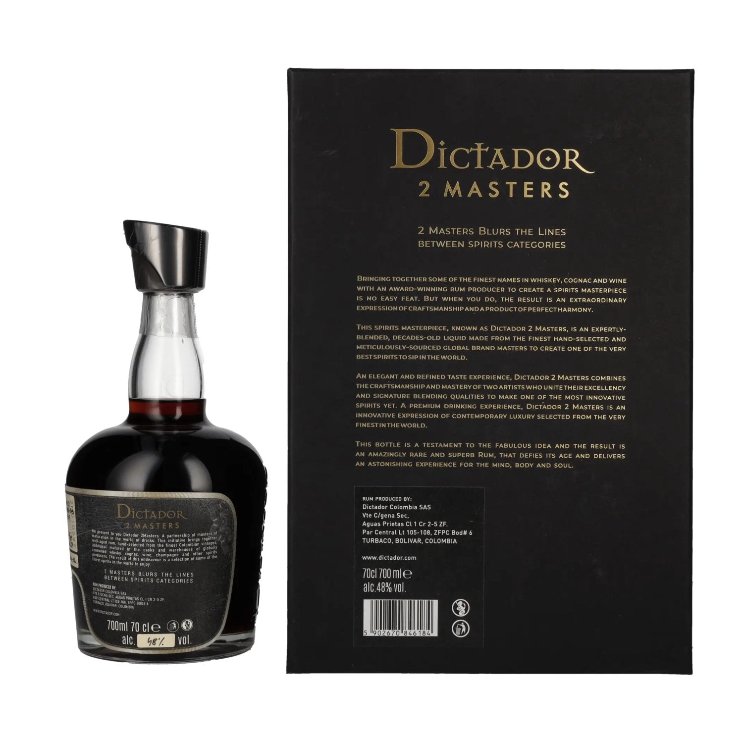 Dictador 2 MASTERS 1971/1974/1978/1980 Niepoort Port Pipe Finish 2021 48% Vol. 0.7l in gift box