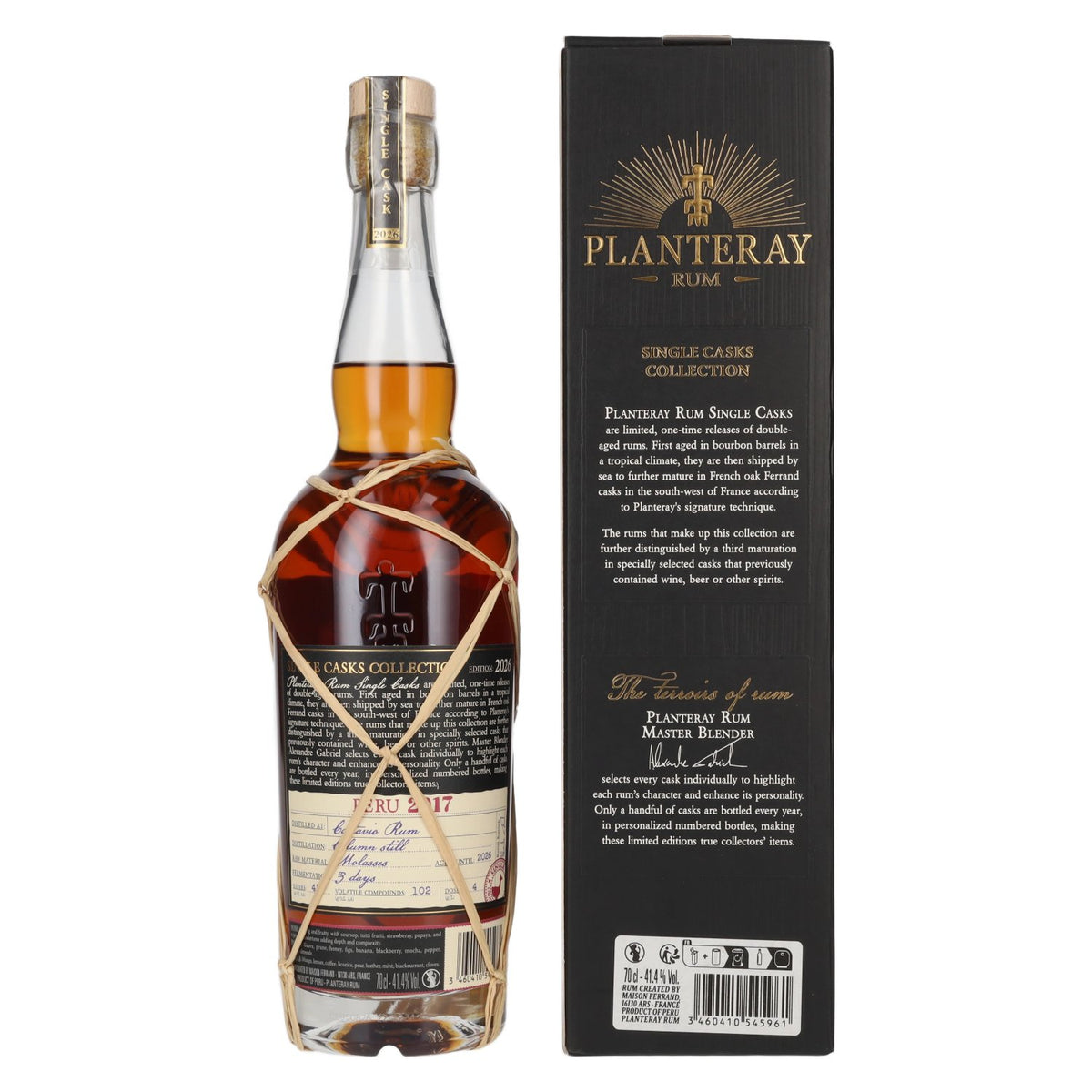 Planteray Rum PÉROU Single Cask Banyuls Barrel 2017 41,4% vol. 0,7 l in geschenkverpakking