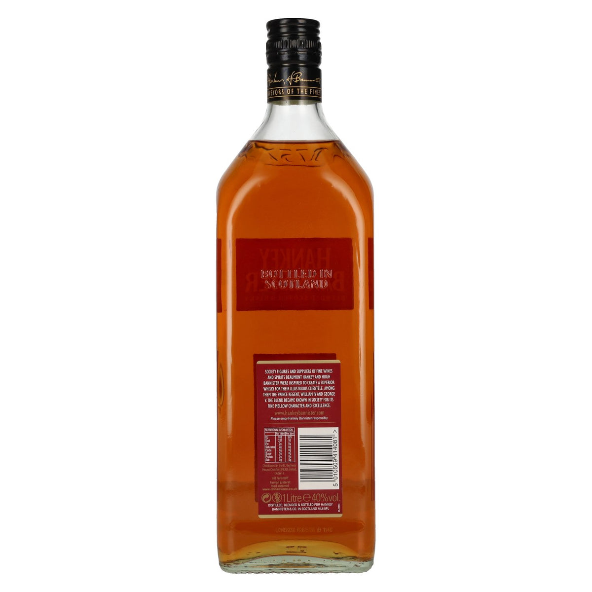 Hankey Bannister ORIGINAL Blended Scotch Whisky 40% vol. 1 l