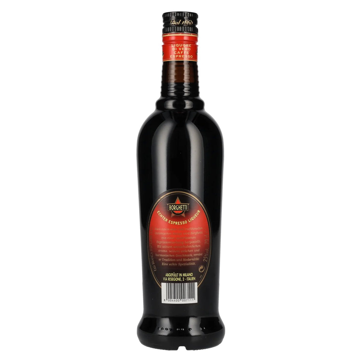 Borghetti Espresso Liqueur 25% ABV 0.7l
