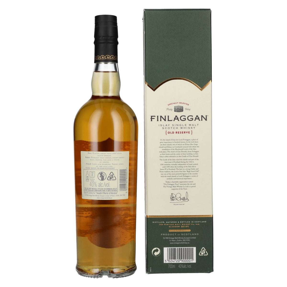 Finlaggan Old Reserve Single Malt 40% vol. 0,7 l in geschenkverpakking
