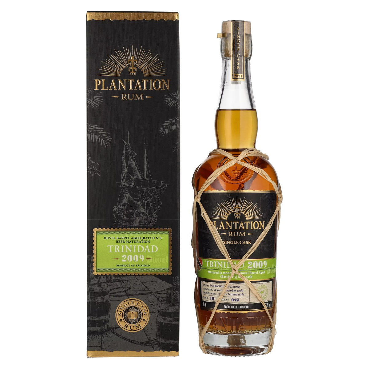 Plantation Rum TRINIDAD 2009 Beer Maturation Edition 2021 45,3% Vol. 0,7l in Geschenkbox