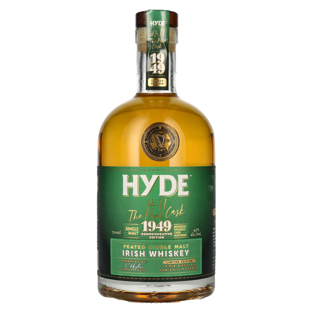 Hyde No. 11 THE PEAT CASK 1949 Herdenkingseditie 43% vol. 0,7 l