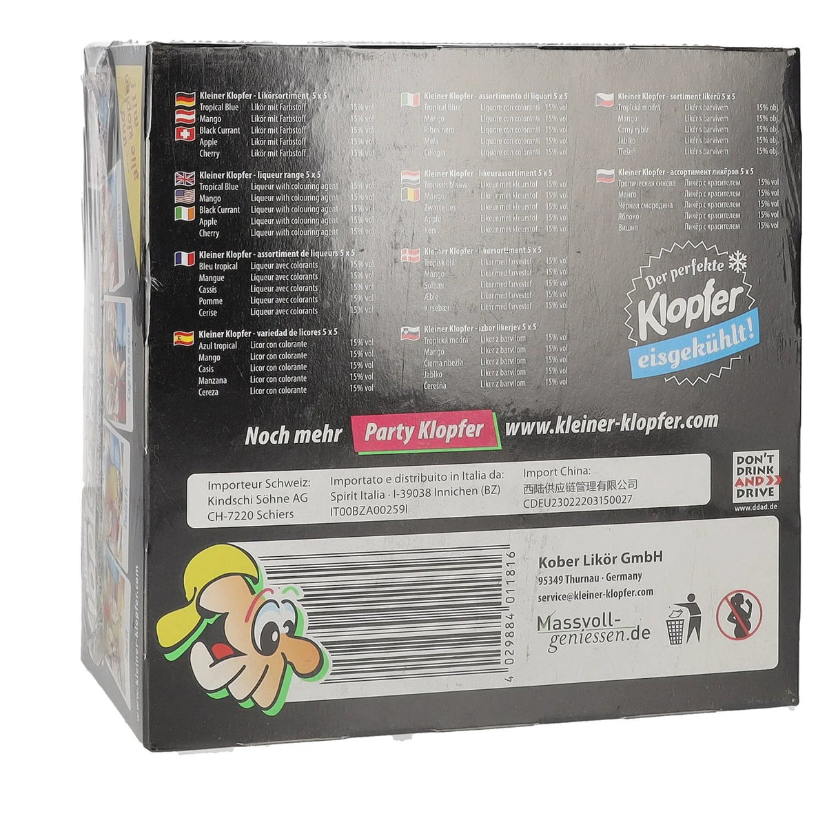 Kleiner Klopfer Sour Mix 15 % vol. 25 x 0,02 l