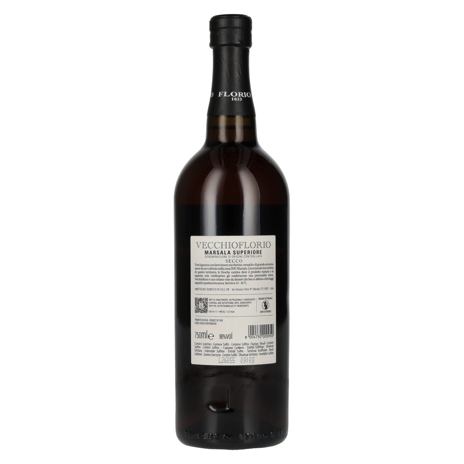 Cantine Florio VECCHIOFLORIO Marsala Superiore Dry 2021 18% Vol. 0,75l