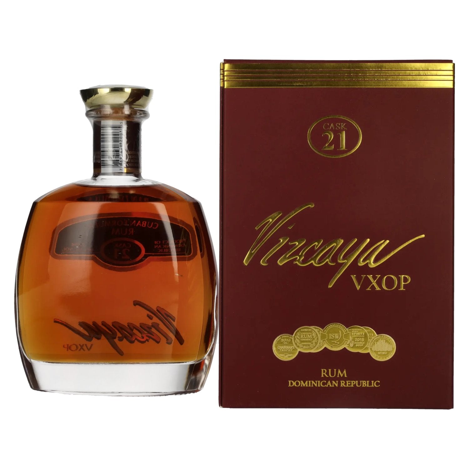Vizcaya VXOP Cuban Formula Rum Vat 21 40% Vol. 0,7l in geschenkverpakking
