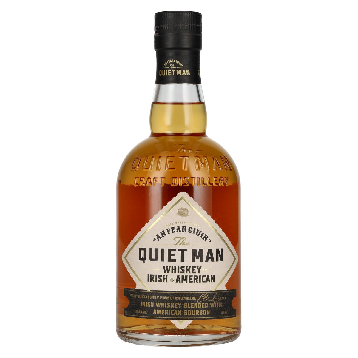 The Quiet Man AN FEAR CIUIN American Irish Whiskey 43% vol. 0.7l