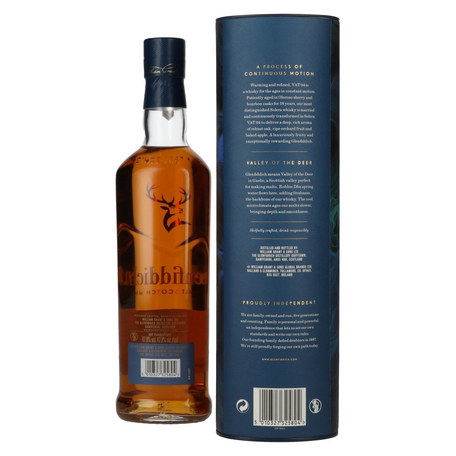 Glenfiddich 18 Years Old Perpetual Collection VAT 04 Single Malt Scotch Whisky 47,8% Vol. 0,7l in gift box