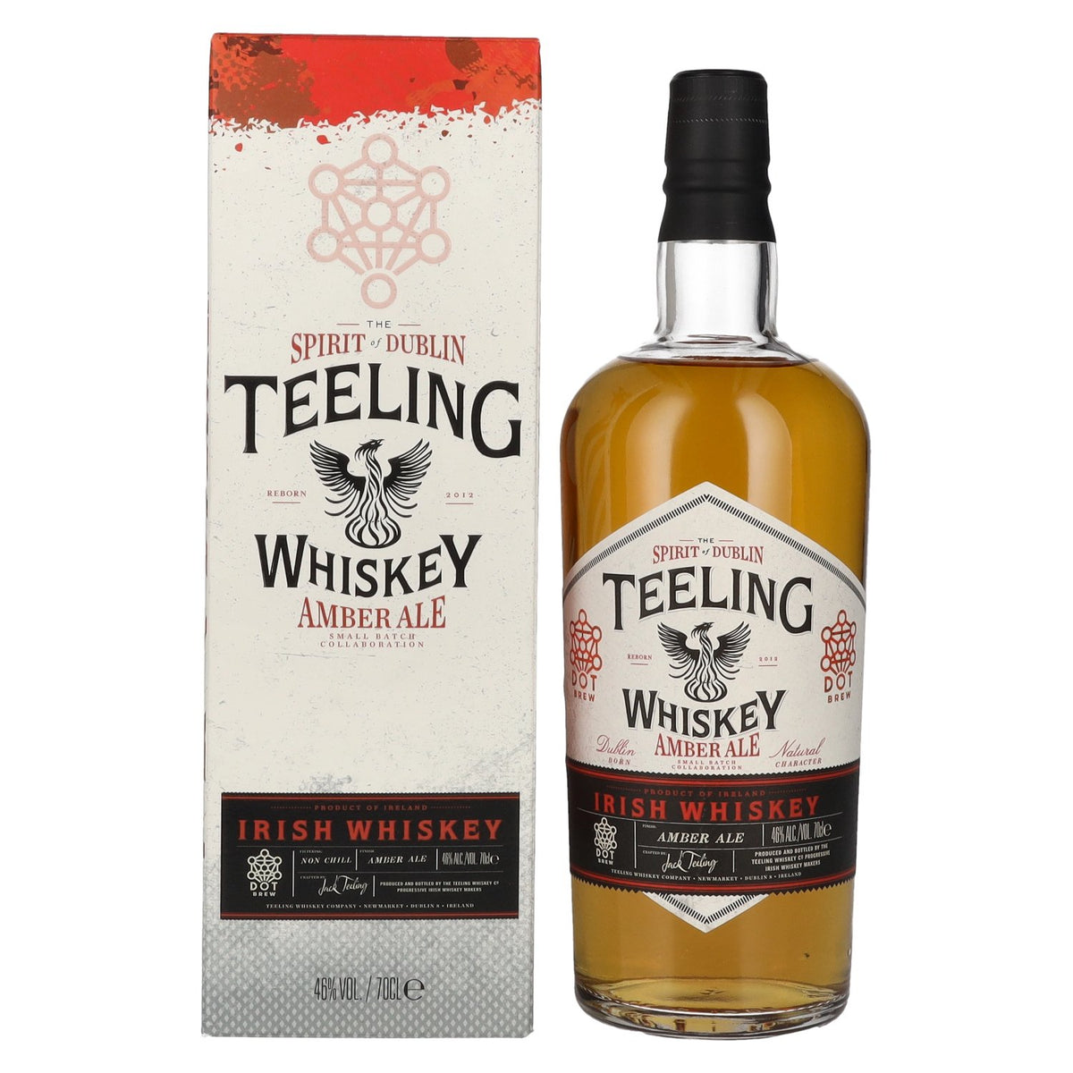Teeling AMBER ALE Small Batch Collaboration Irish Whiskey 46 % vol., 0,7 l, dans un coffret cadeau