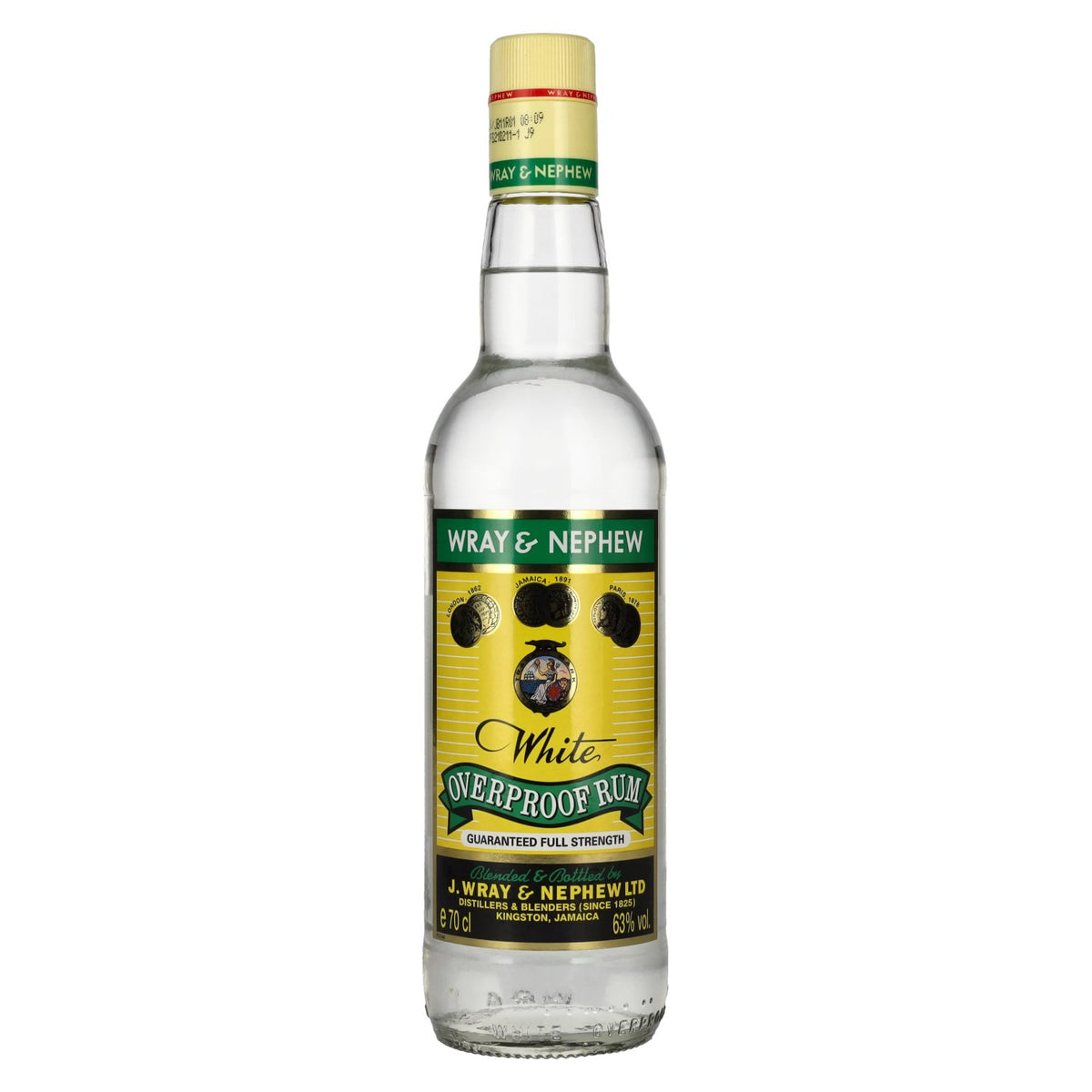 Wray &amp; Nephew Overproof Rum 63% ABV 0.7l