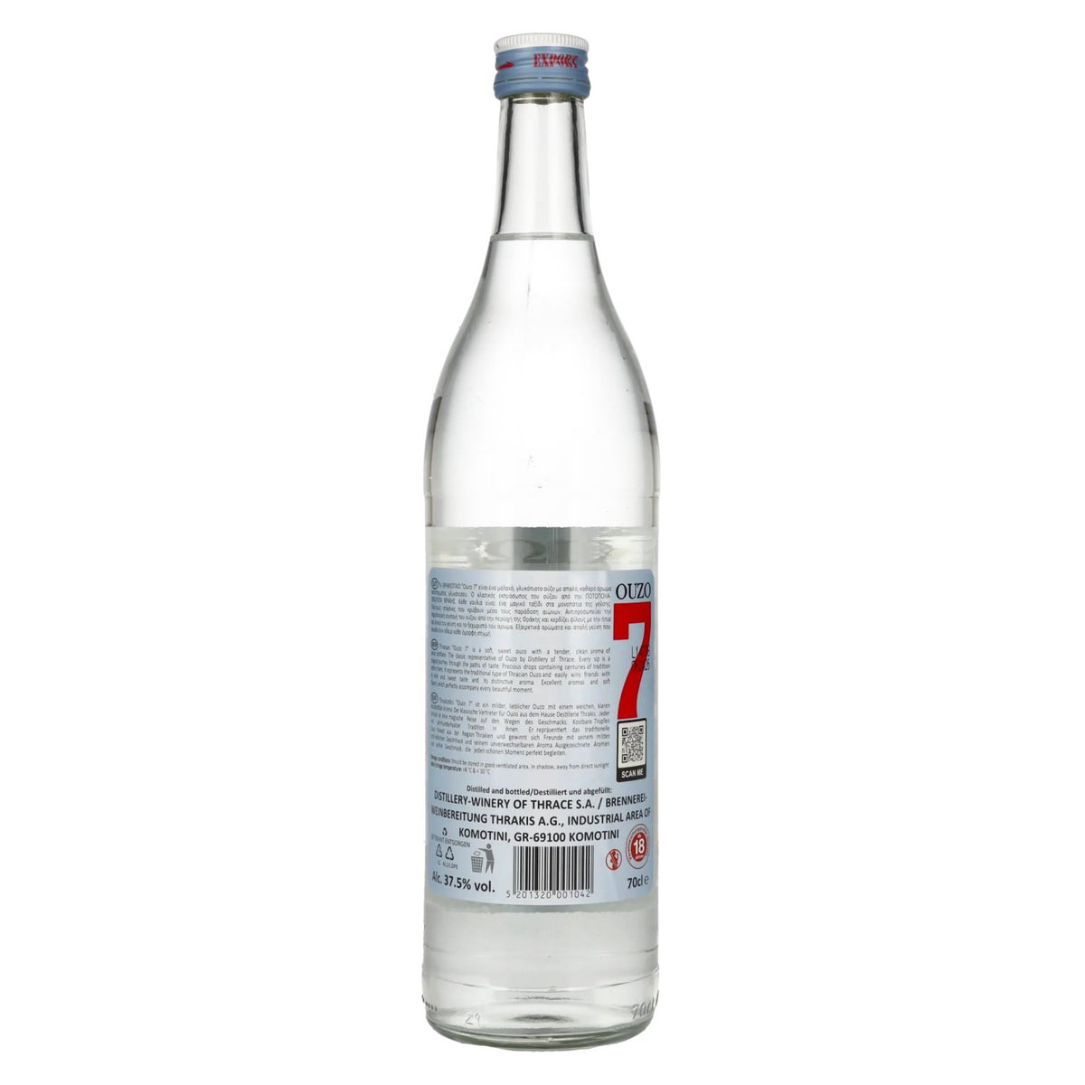 Ouzo 7 37,5% vol. 0,7 l