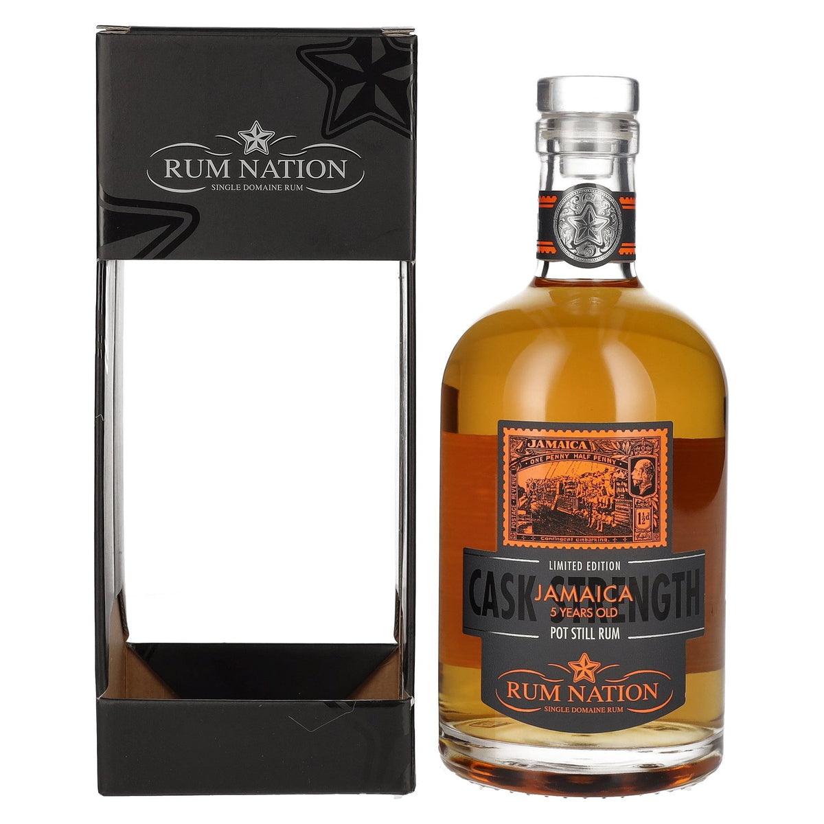 Rum Nation Jamaica 5 Years Old Pot Still Rum Cask Strength Oloroso Cask 2017/2023 57.8% vol. 0.7 l in a gift box
