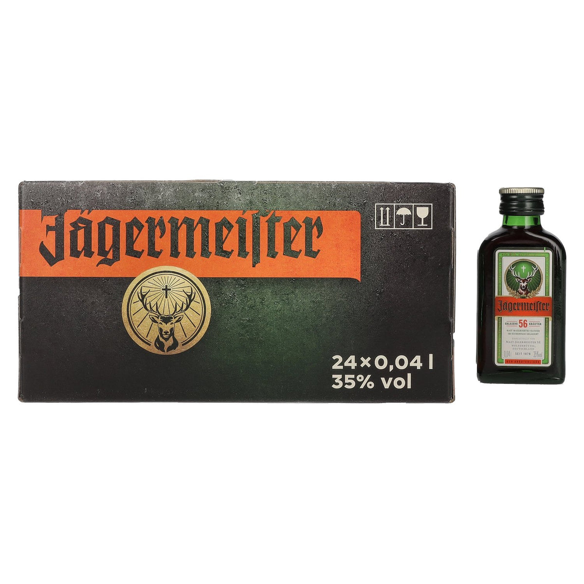Jägermeister 35 % vol. 24 x 0,04 l