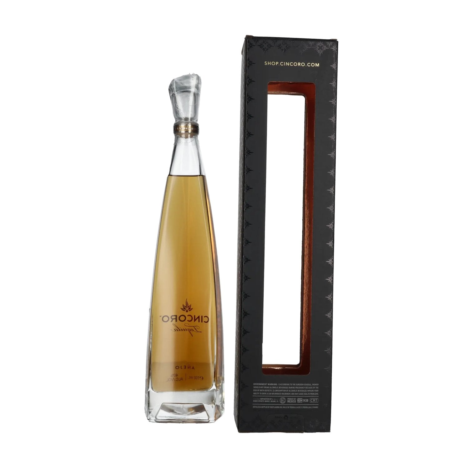 Cincoro Tequila Añejo 40% Vol. 0,7l in Geschenkbox