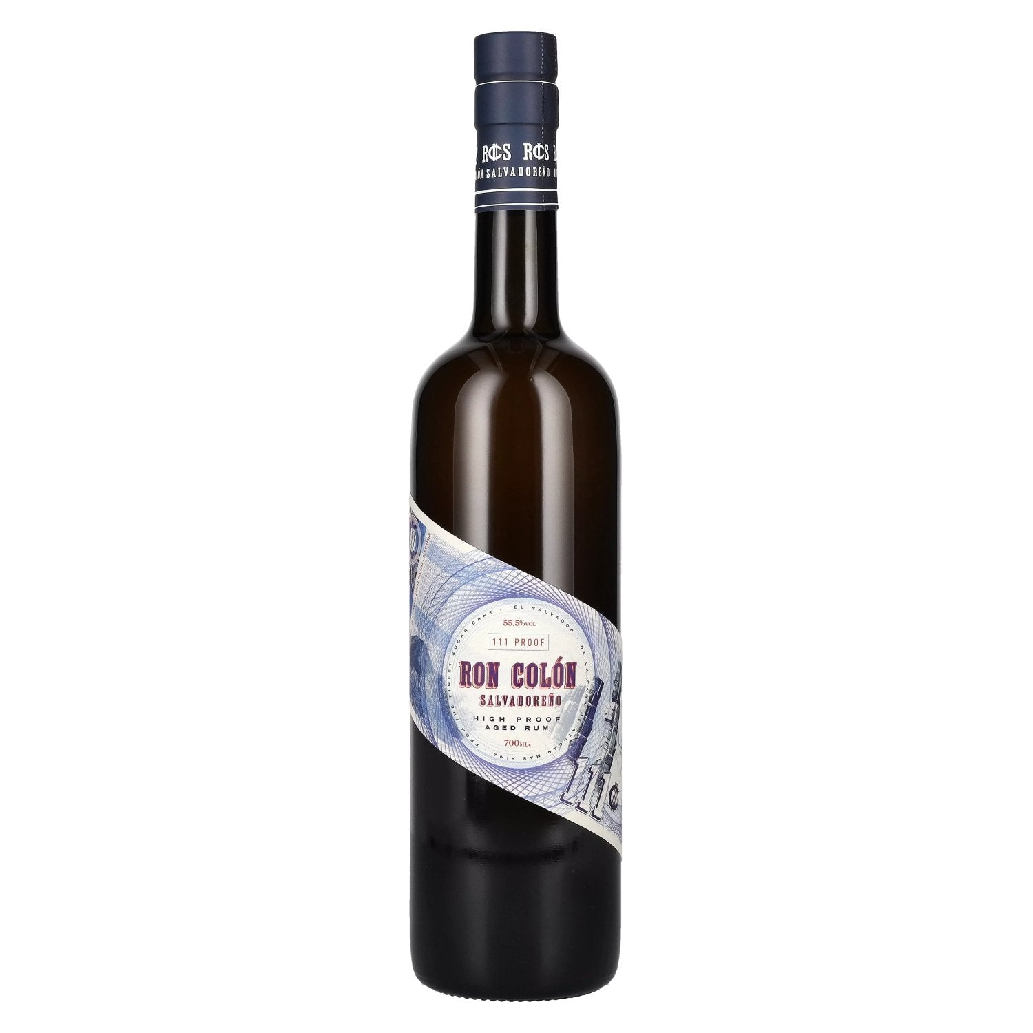 Ron Colón Salvadoreño High Proof Gerijpte Rum 55,5% Vol. 0,7l