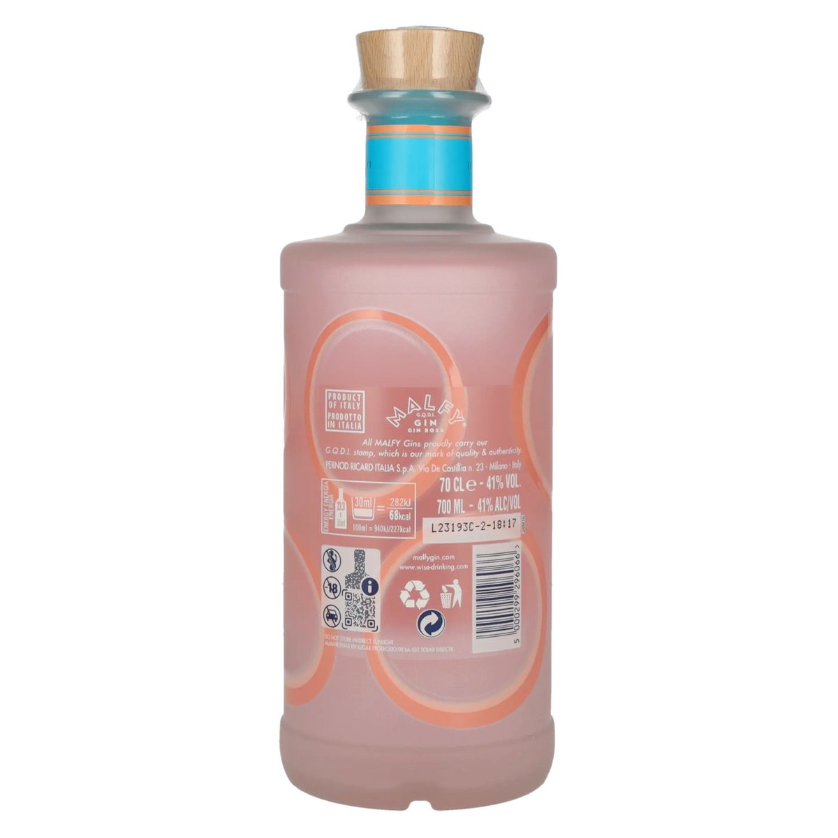 Malfy Gin ROSA Sicilian Pink Grapefruit 41% vol. 0.7 l