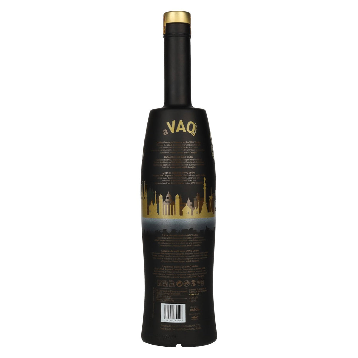 aVAO 1137 Barcelona Supreme Coffee Flavoured Liqueur Carajillo 21.8% ABV 0.7l