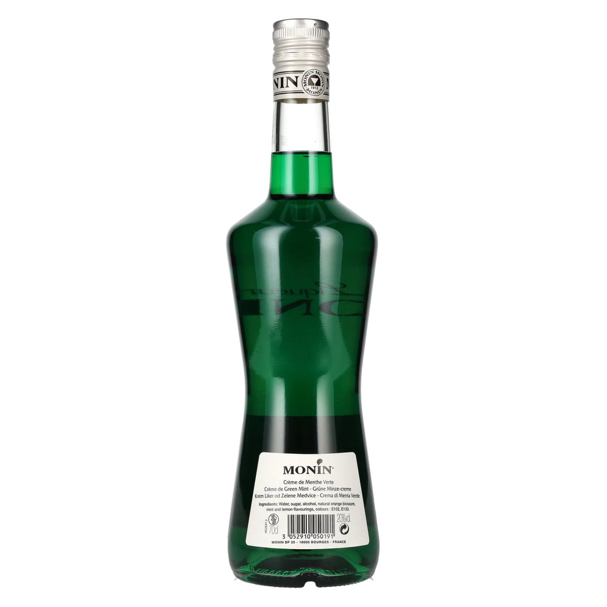 La Liqueur de Monin MENTHE VERTE 20 % vol. 0,7 l