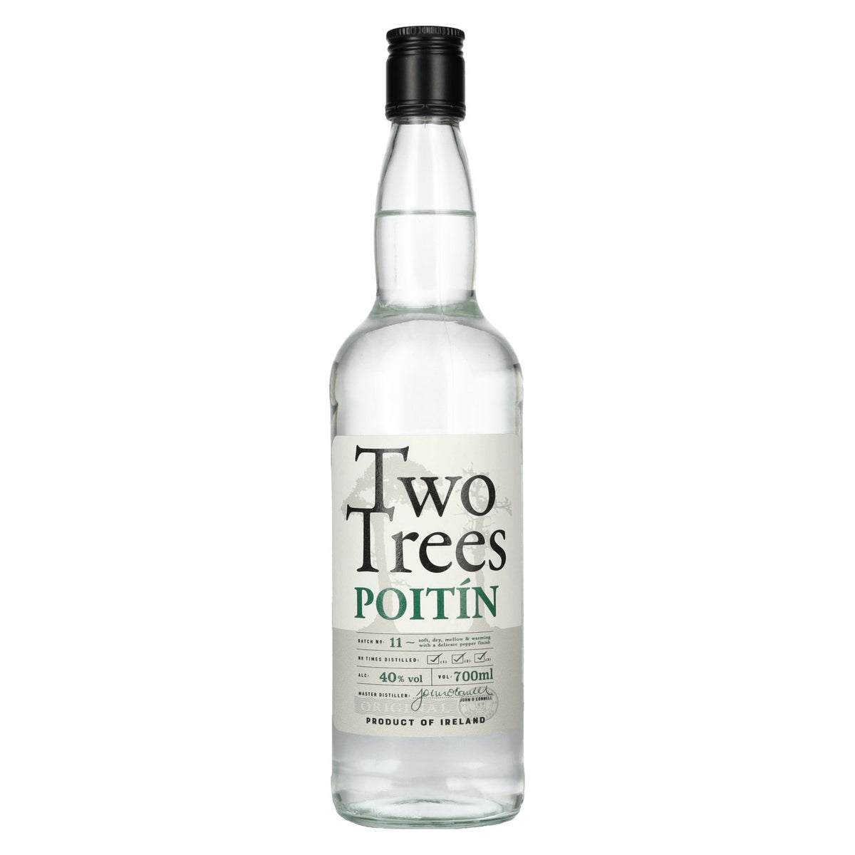 Two Trees Poitín 40% ABV 0.7l
