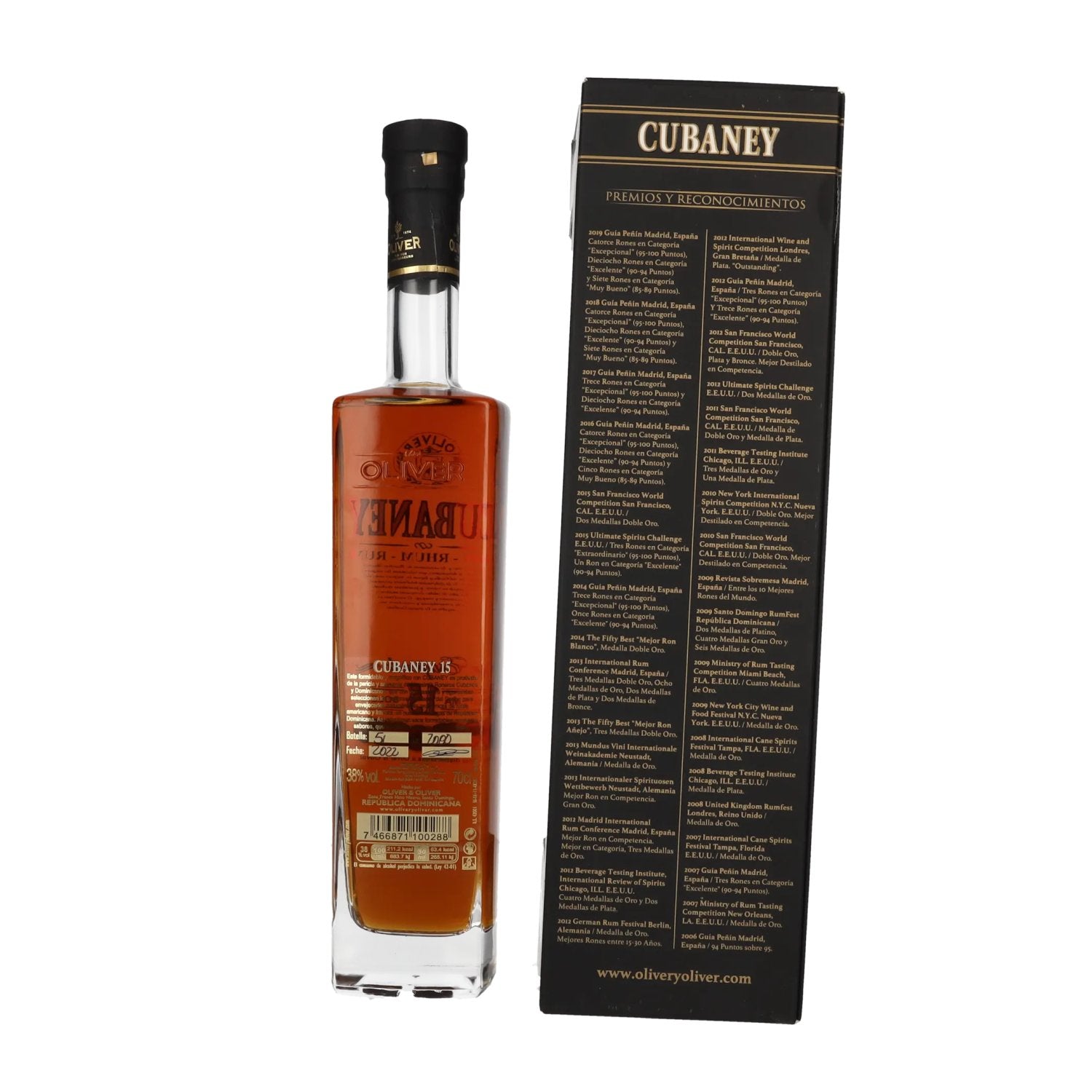 Ron Cubaney ESTUPENDO 15 Sistema Solera 38% vol. 0,7l en boîte cadeau