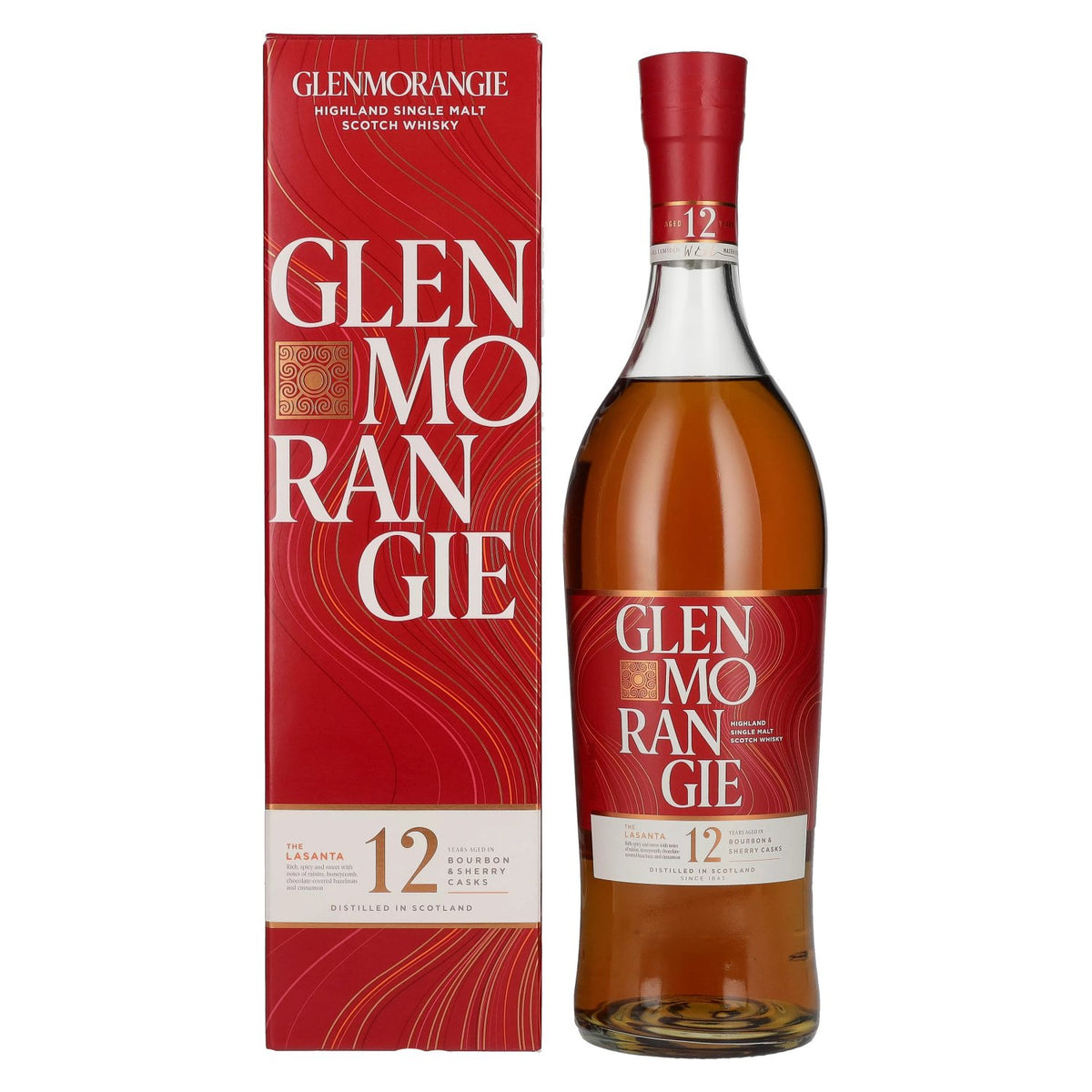 Glenmorangie THE LASANTA 12 Years Old Highland Single Malt 43% vol. 0.7 l in a gift box