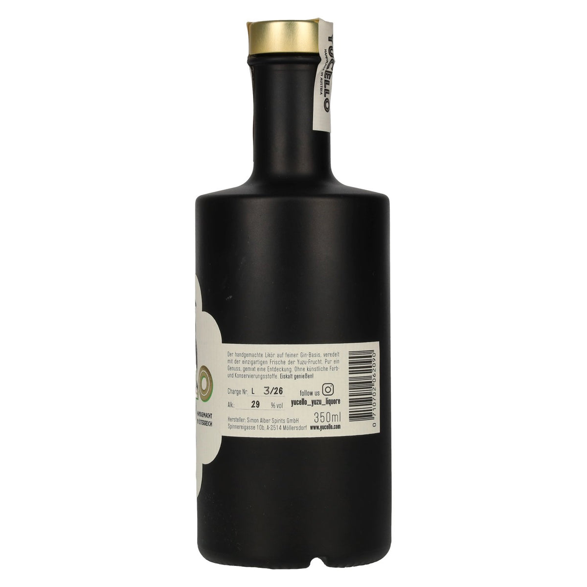 Yucello Liquore : liqueur au gin et au yuzu, 29 % vol., 0,35 l