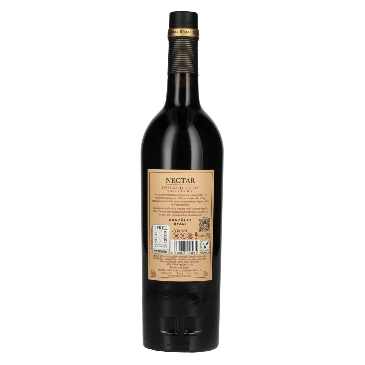 González Byass NECTAR Pedro Ximénez Dulce Jerez Xérès Sherry 15% vol. 0,75 l