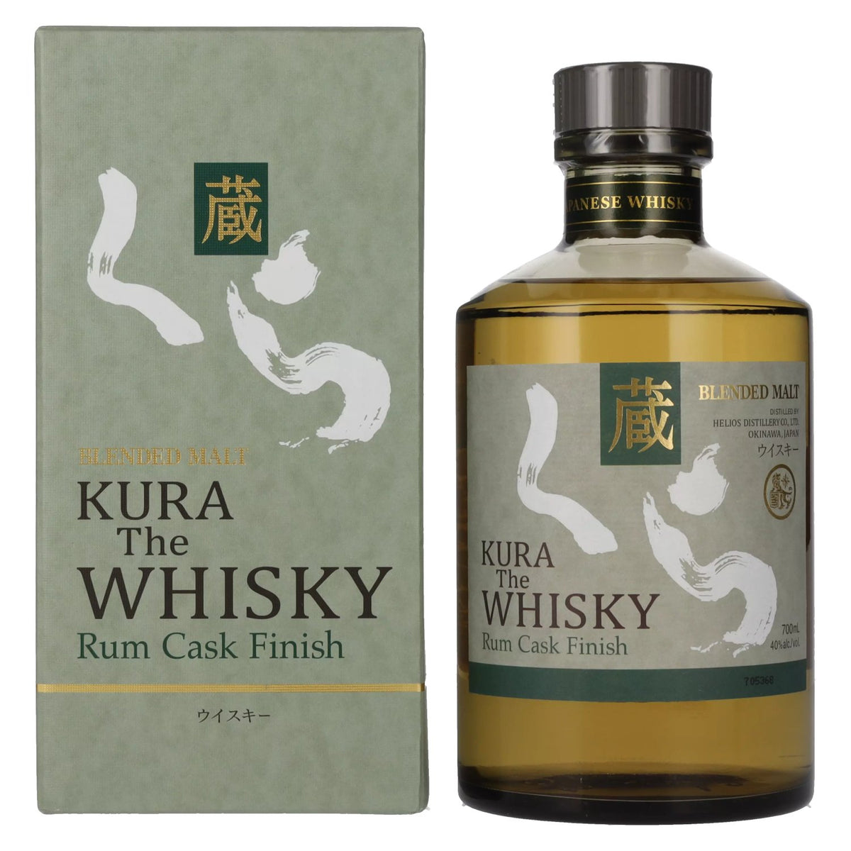 Kura Whisky Blended Malt Rum Cask Finish 40% vol. 0.7 l in a gift box