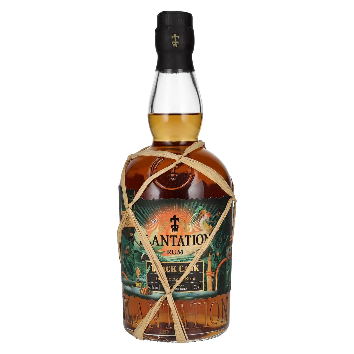 Plantation Rum BLACK CASK Barbados &amp; Cuba 2022 40% ABV 0.7l