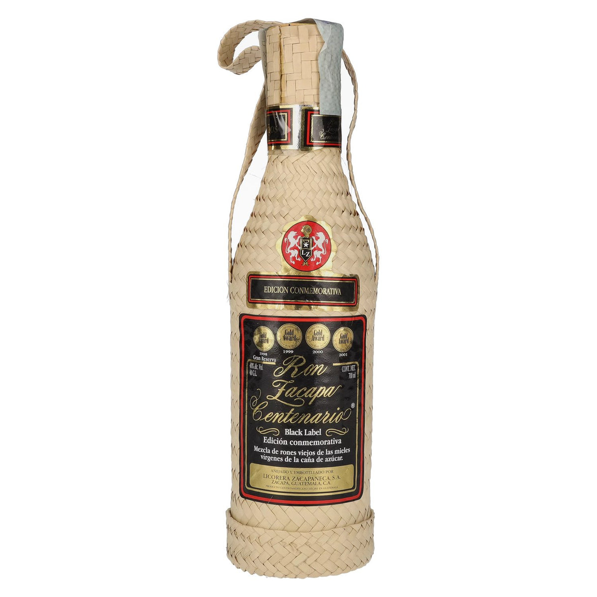 Ron Zacapa Centenario 23 AÑOS Cask-strength bottle BLACK LABEL 40% vol. 0.7 l