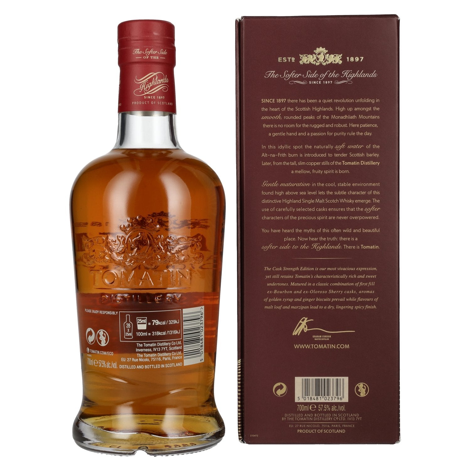 Tomatin Cask Strength Edition 57,5% Vol. 0,7l in Geschenkbox