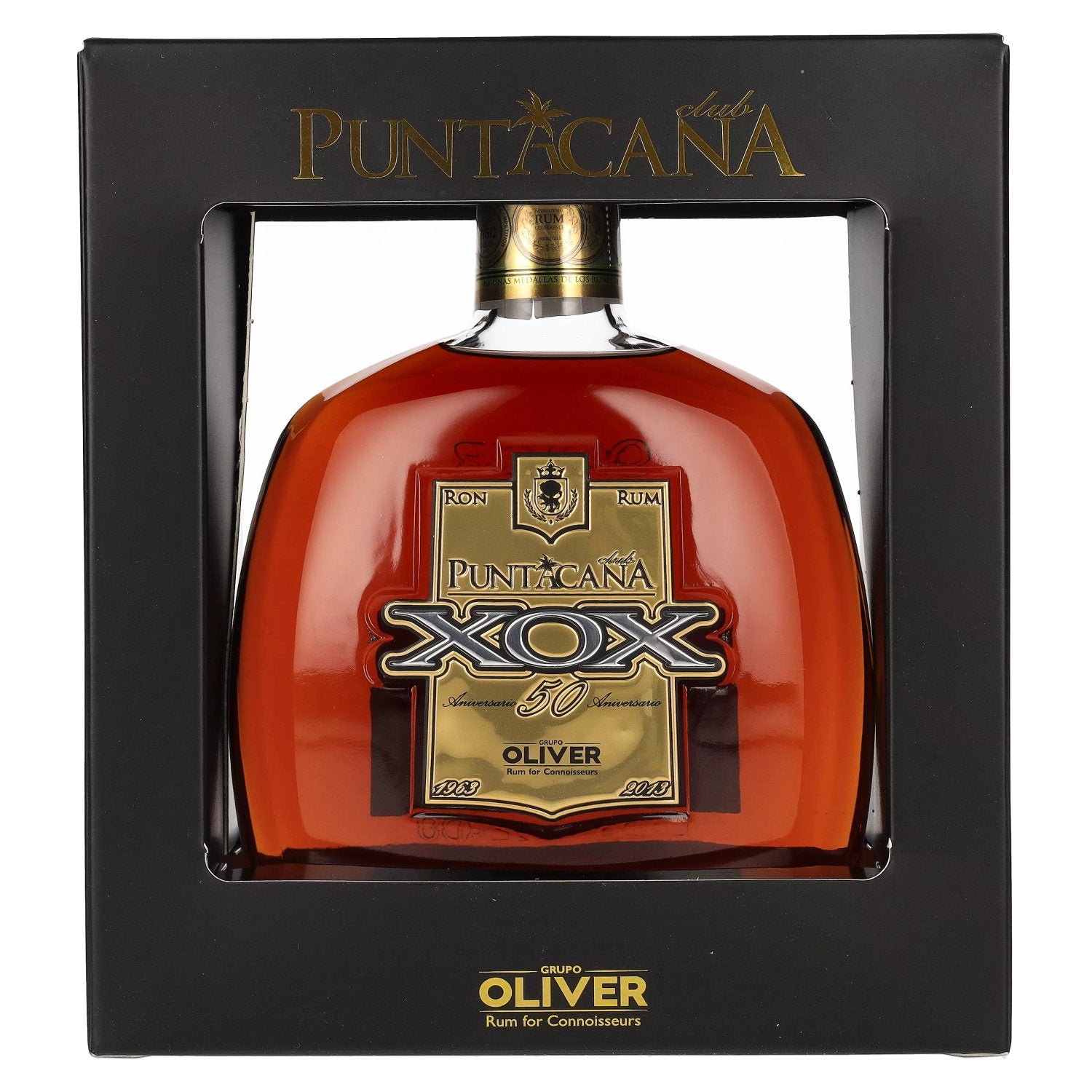 Puntacana Club XOX Rum 50 Aniversario 40% Vol. 0,7l in geschenkverpakking