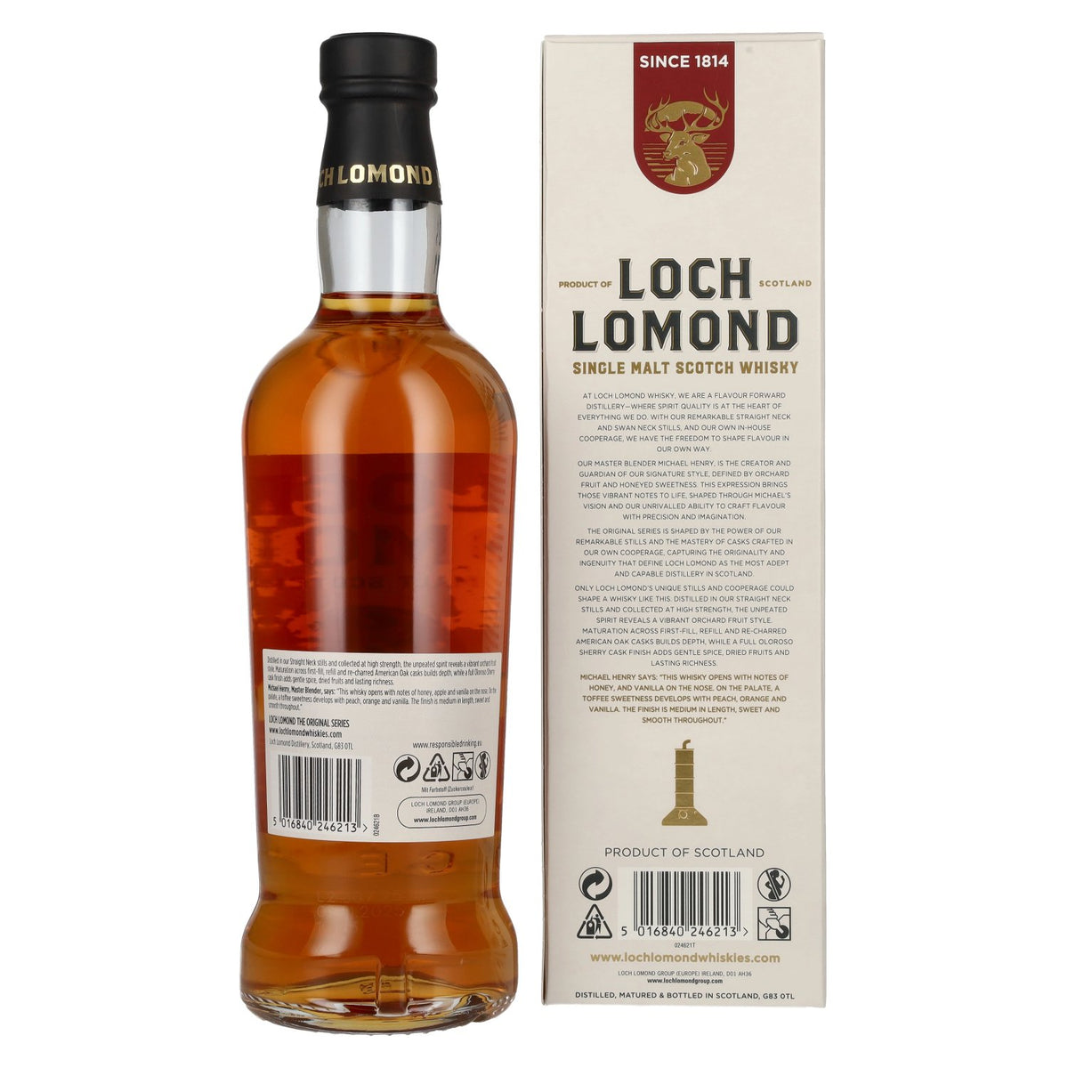 Loch Lomond THE ORIGINAL Oloroso Sherry Cask Single Malt 40% Vol. 0,7l in Geschenkbox