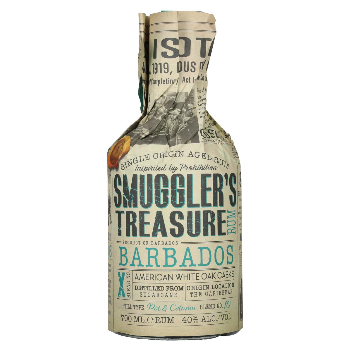 Smuggler's Treasure BARBADOS Single Origin Aged Rum 40% vol. 0.7 l