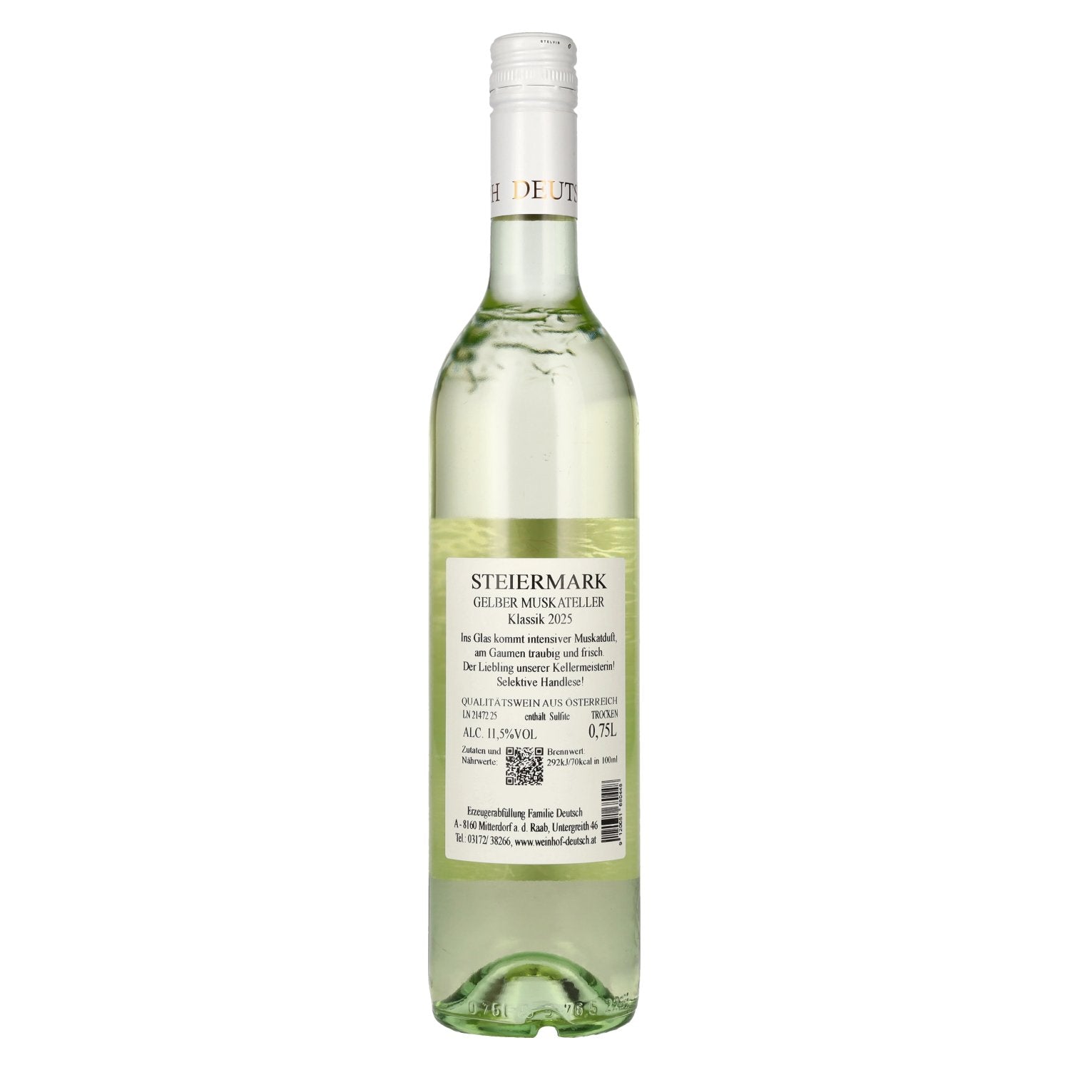 Allemand Gelber Muskateller Klassik Steiermark 2025 11,5% Vol. 0,75l