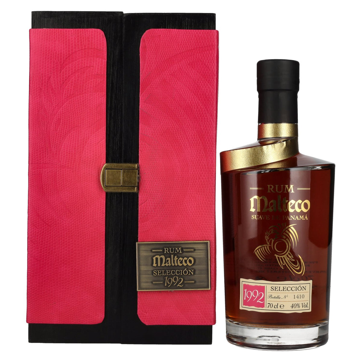 Ron Malteco SELECCIÓN 1992 40% vol. 0,7 l in houten kist