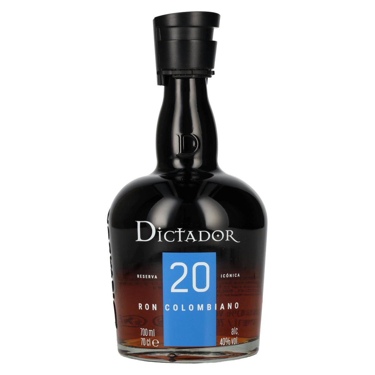 Dictador 20 ans d'âge Reserva Icónica Ron Colombiano 40 % vol. 0,7 l