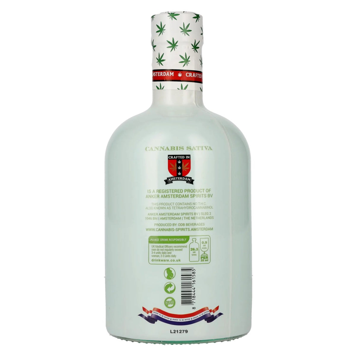 Cannabis Sativa Fibre Hemp Flavoured Jamaican Rum 37,5% Vol. 0,7l