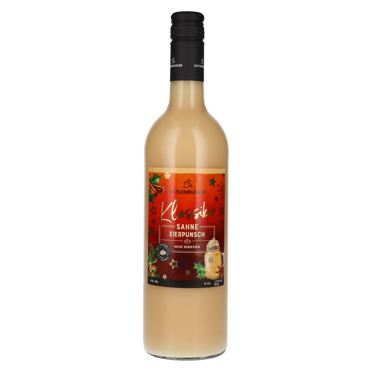 Katlenburger KLASSIKER Creamy Eggnog 9% ABV 0.75l