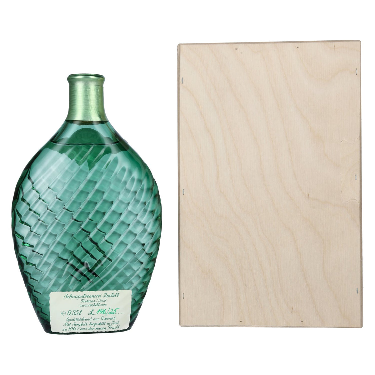 Rochelt Gravensteiner 2015, 50 % vol., 0,35 l, dans une caisse en bois