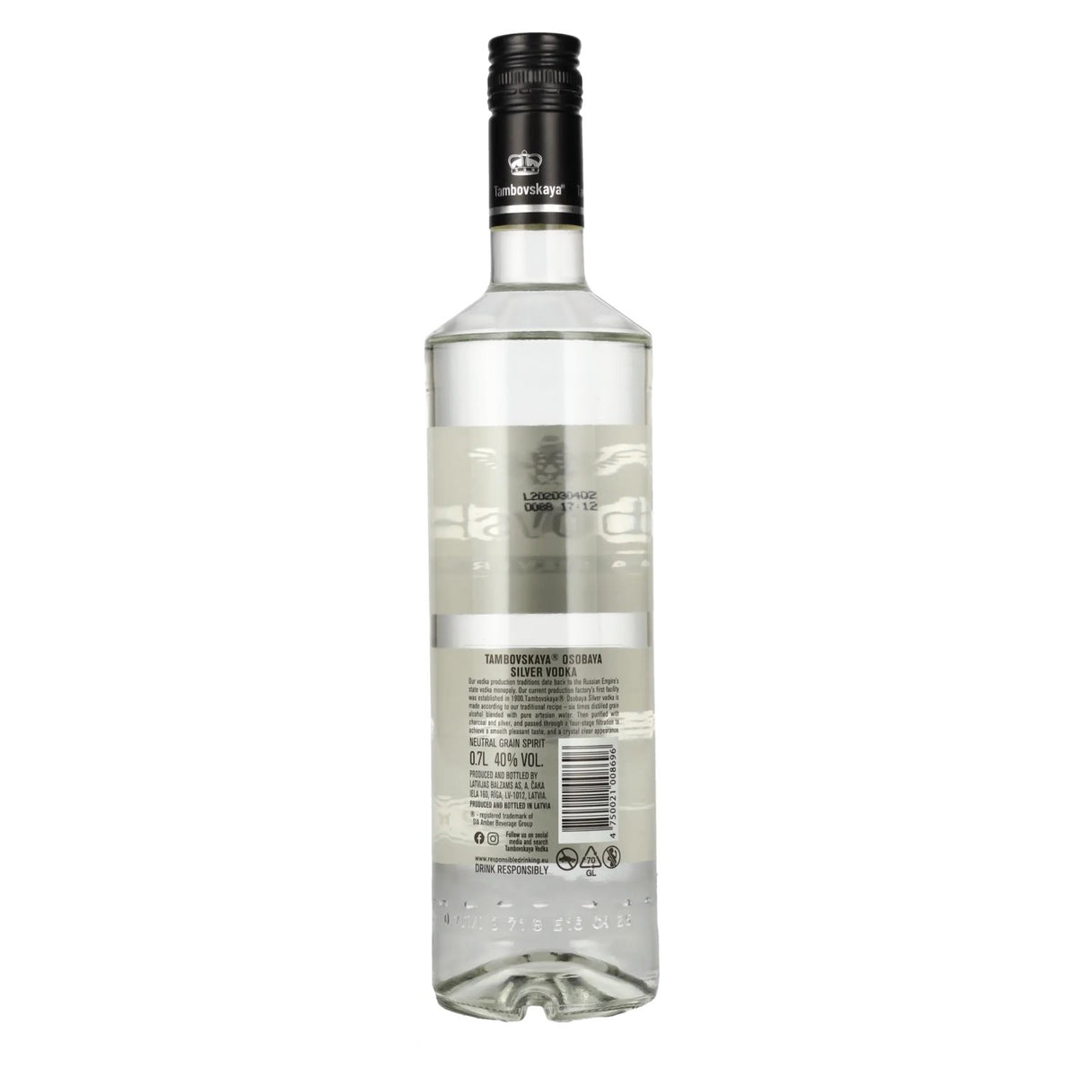 Tambovskaya Osobaya Silver Vodka 40% vol. 0.7 l