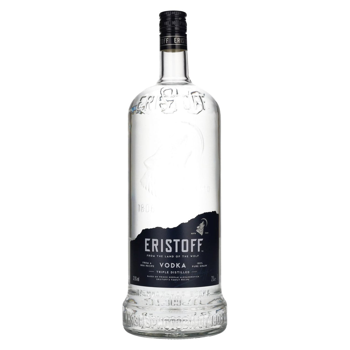 Vodka Eristoff Premium 37,5 % vol. 2 l