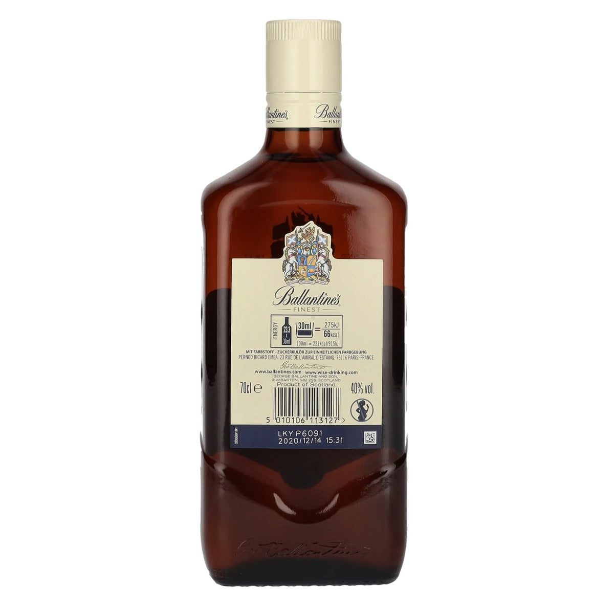 Ballantine's FINEST Blended Scotch Whisky 40% vol. 0,7 l