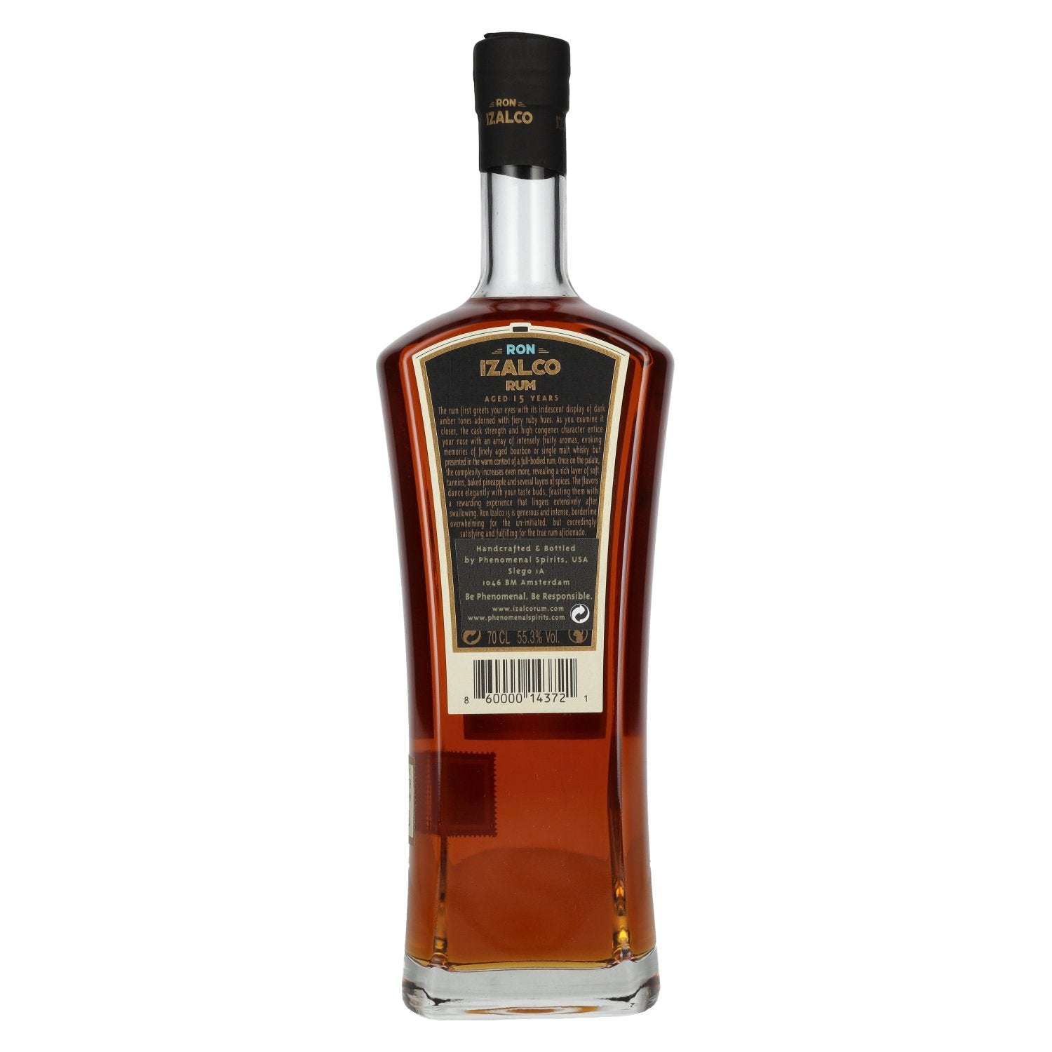 Ron Izalco 15 Años Rum CASK STRENGTH 55,3% Vol. 0,7l