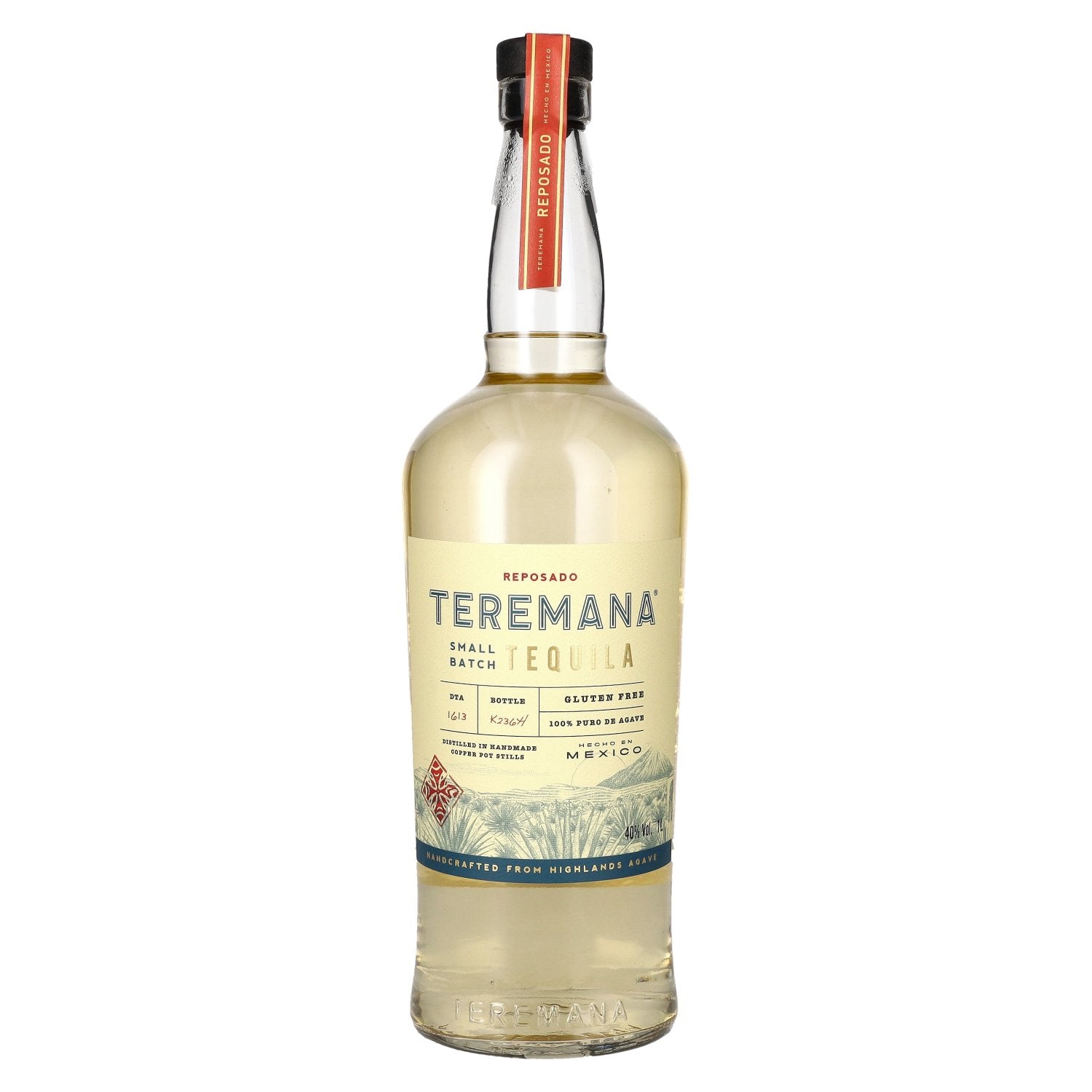Teremana Reposado 100% Puro de Agave Small Batch 40% Vol. 1l