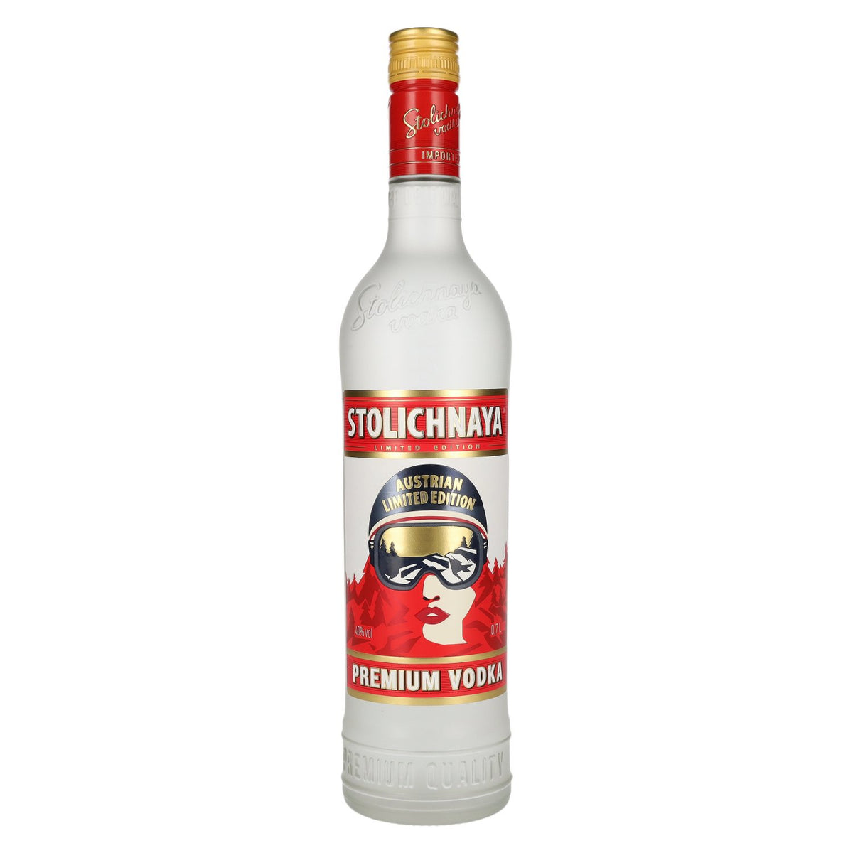 Vodka Stolichnaya Premium FKP Édition limitée autrichienne 40 % vol. 0,7 l