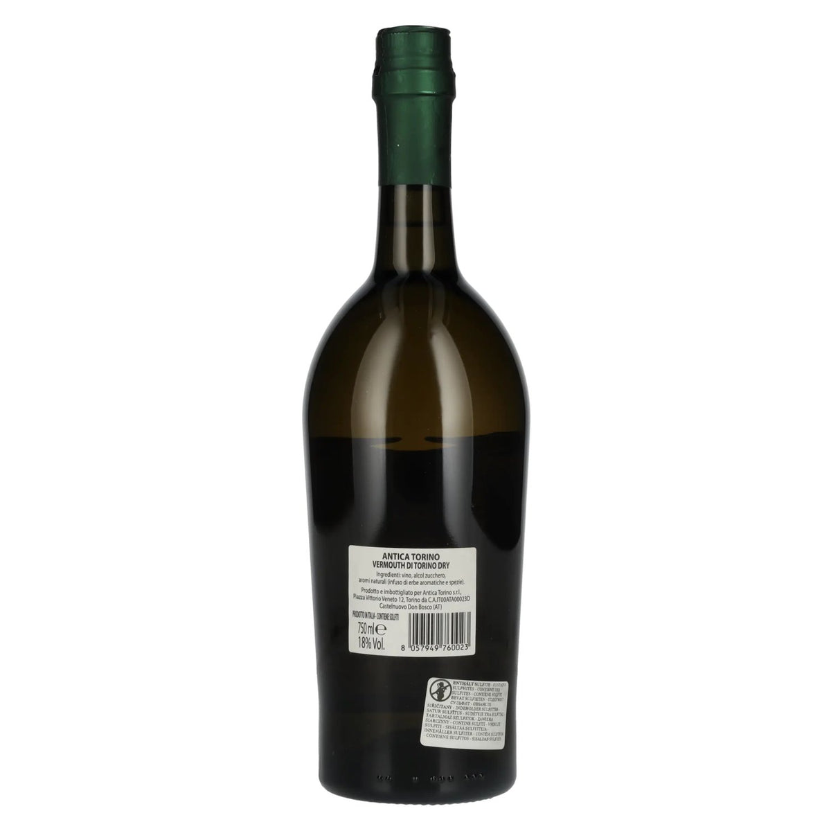 Antica Torino Vermouth di Torino Dry 18% ABV 0.75 l